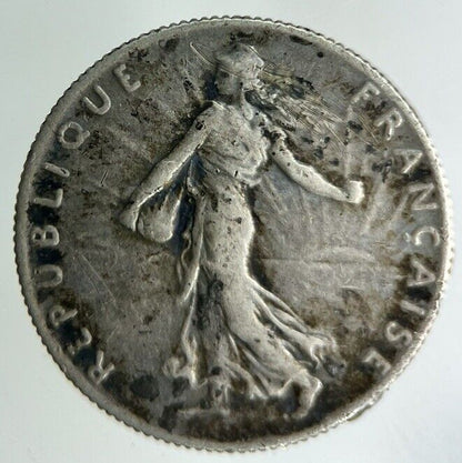 Old France 50 Centimes Silver Coin | Collectable Grade