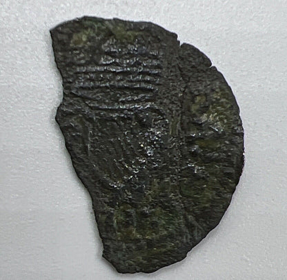Old Irish Farthing Hammered Coin | a671