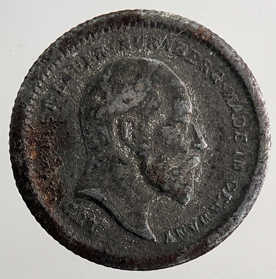 Old Edward VII Toy Money Token Coin | Fine Collectable Grade