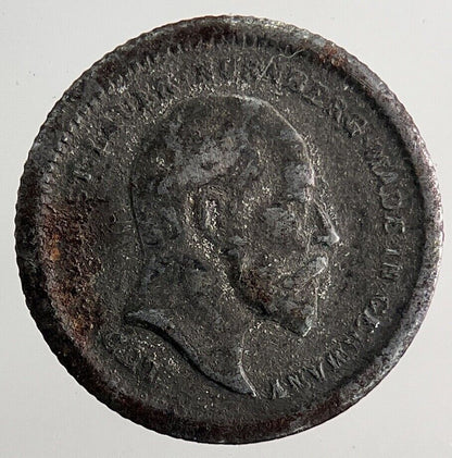 Old Edward VII Toy Money Token Coin | Fine Collectable Grade