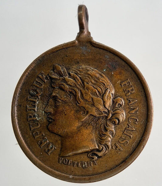 Old France Repulique Francais Medal Token Coin | Fine Collectable Grade