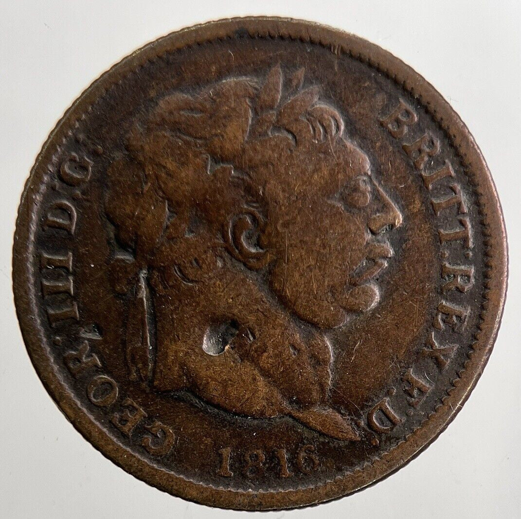Old Copper Forgery George III Shilling Coin | Collectable Grade | a5687