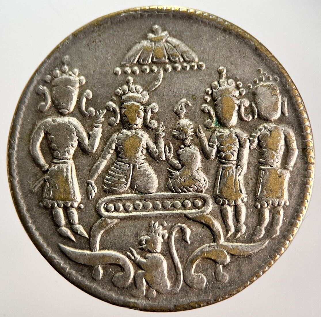 Old India Hindu Temple Coin | Collectable Grade