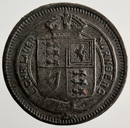 Old Queen Victoria Toy Money Coin | Fine Collectable Grade