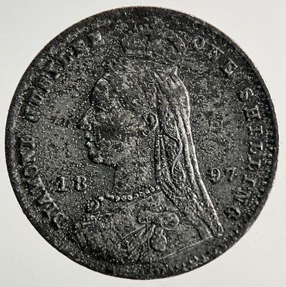 Old Queen Victoria Toy Money Coin | Fine Collectable Grade