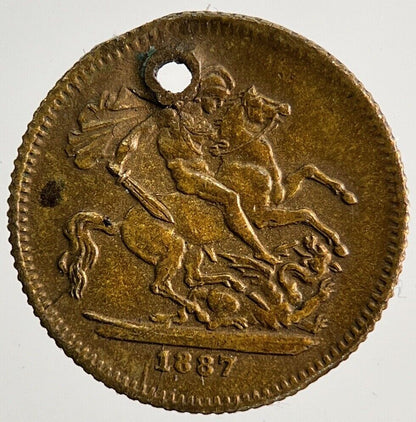 Old Queen Victoria Toy Money Coin | Fine Collectable Grade