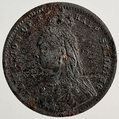 Old Queen Victoria Toy Money Coin | Fine Collectable Grade