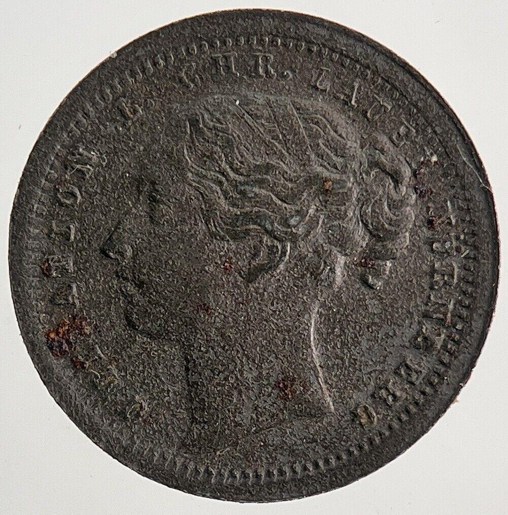 Old Queen Victoria Toy Money Token Coin | Fine Collectable Grade