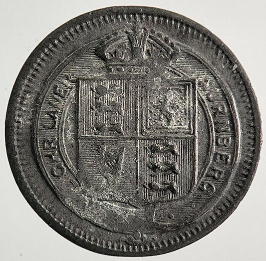 Old Queen Victoria Toy Money Token Coin | Fine Collectable Grade