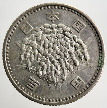 Old Silver 100 Yen Japanese Coin | Very High Grade | a3181