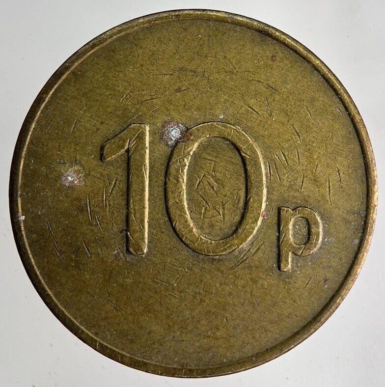 Old Retro British JPM 10p Gaming Token Coin | Fine Collectable Grade