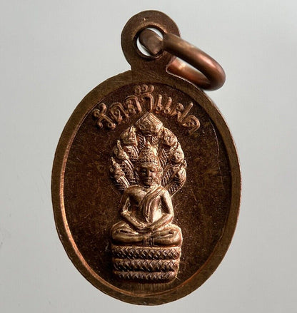 Old Thailand Buddha Monk Necklace Charm Amulet | Height 2cm | a7864