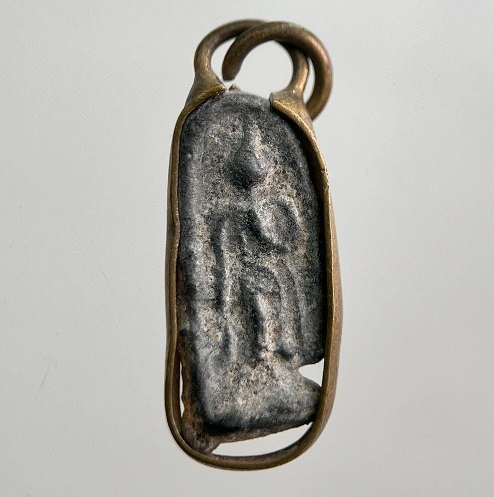 Old Thailand Buddha Necklace Charm Amulet | Height 2cm | a7845
