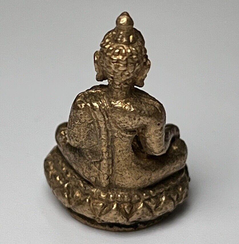 Old Thailand Mini Buddha Charm Statue | 2cm Tall | Collectable Grade | a970