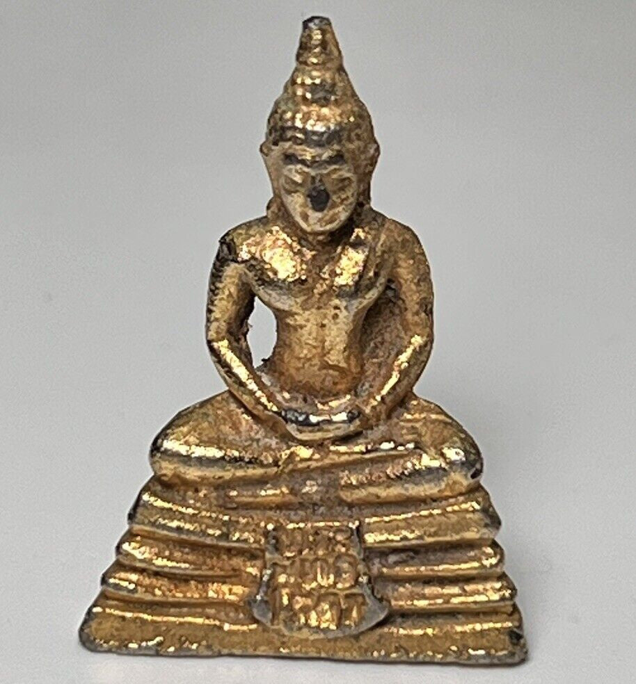 Old Thailand Mini Buddha Charm Statue | 2.5cm Tall | Collectable Grade | a1400