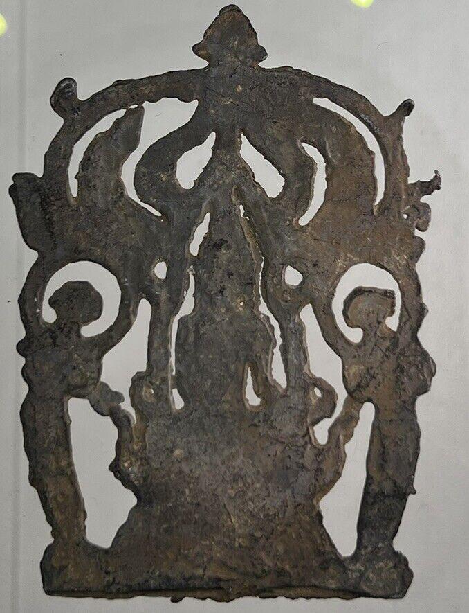 Thailand Old Thailand Thai Buddha Charm Metal Statue Amulet | Height 7cm