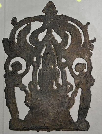 Thailand Old Thailand Thai Buddha Charm Metal Statue Amulet | Height 7cm