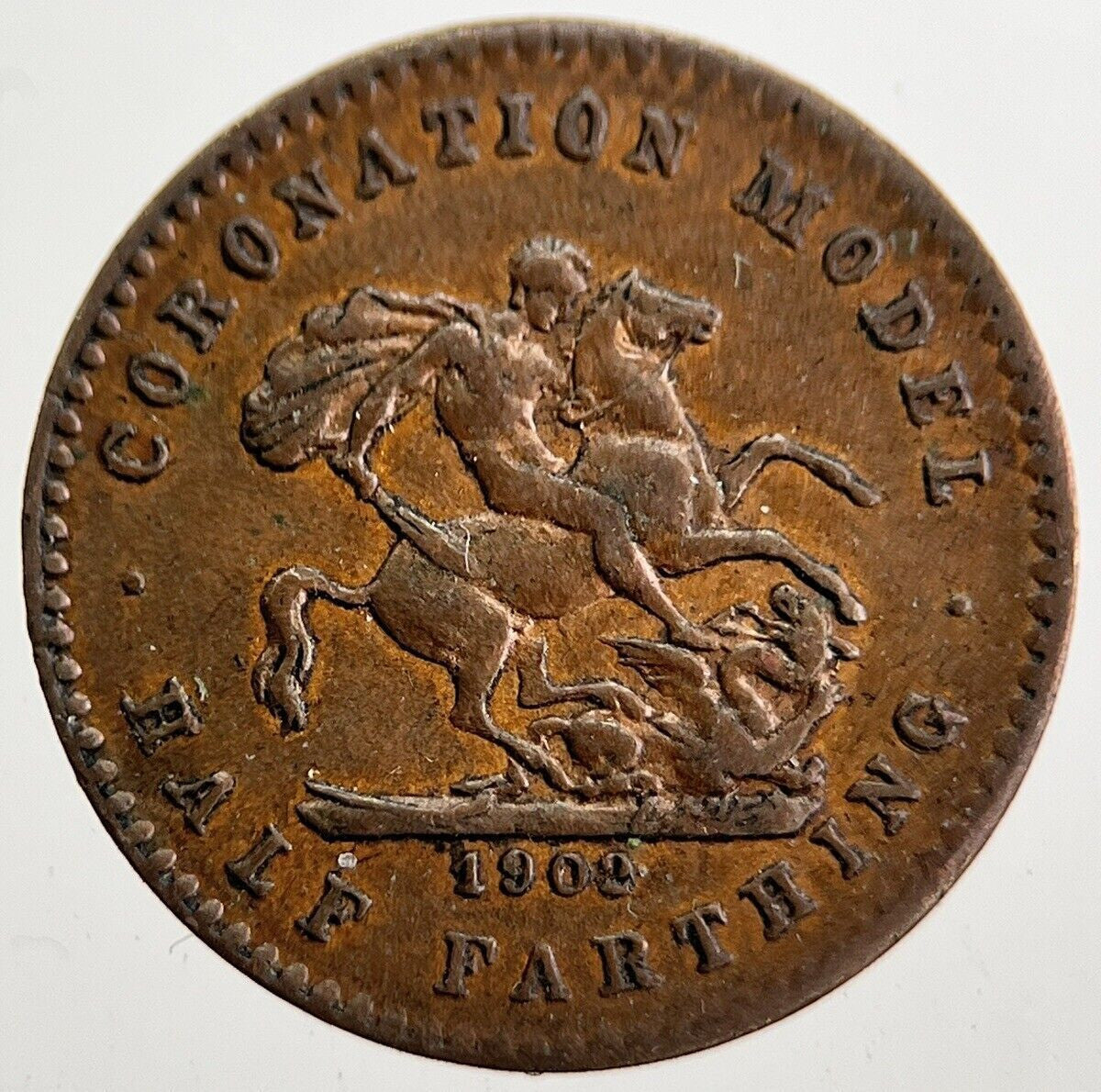 Old Toy Money Mini Edward VII Sovereign Coin | Very High Grade | a8150