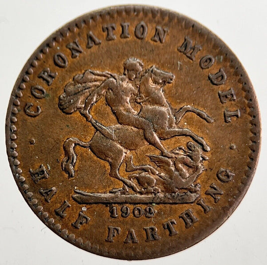 Old Toy Money Mini Edward VII Sovereign Coin | Very High Grade | a8150