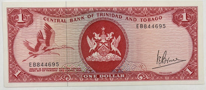 Old Vintage Africa $1 Trinidad & Tobago Banknote | Collectable Grade