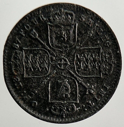 Old Victoria Florin Toy Money Coin | Fine Collectable Grade | a811