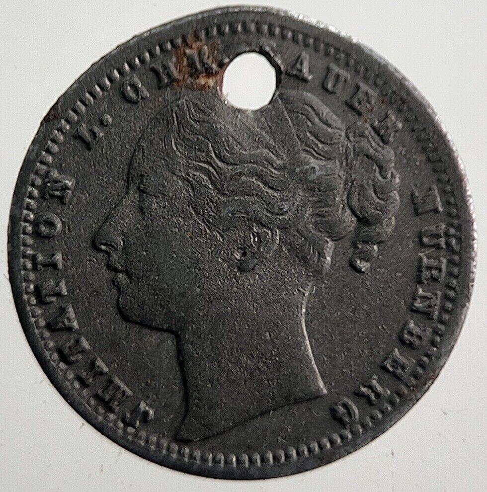 Old Victoria One Shilling Toy Money Coin | Fine Collectable Grade | a7655