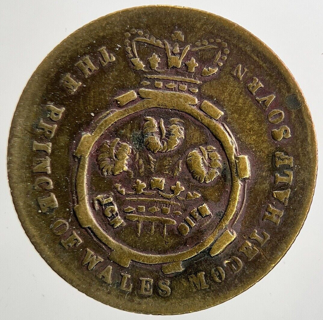 Old Victoria Prince Of Wales Toy Money Token Coin | Fine Collectable Grade