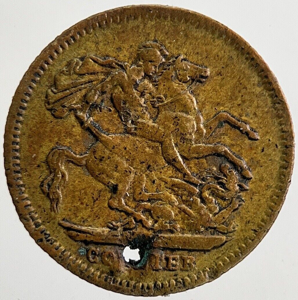 Old Victoria Toy Money Token Coin | Fine Collectable Grade