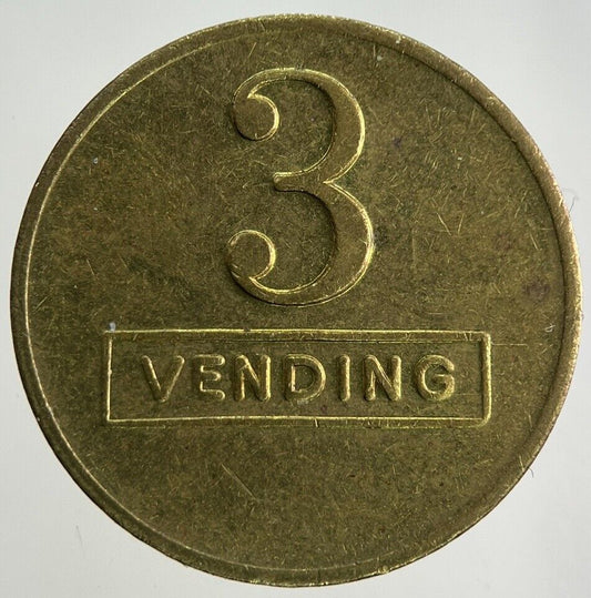 Old Vintage 3 Vending Machine Token Coin | Fine Collectable Grade