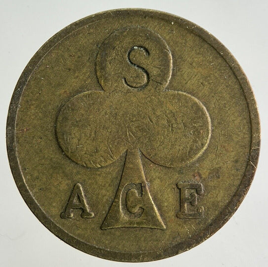 Old Vintage Ace London Bikers Cafe Token Coin | Fine Collectable Grade