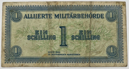 Old Vintage Austria 1 Schilling Banknote | Collectable Grade