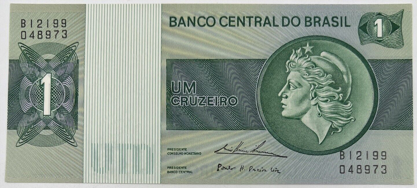 Old Vintage Brazil 1 Cruzeiro Banknote | Collectable Grade