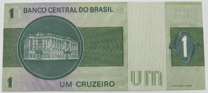 Old Vintage Brazil 1 Cruzeiro Banknote | Collectable Grade