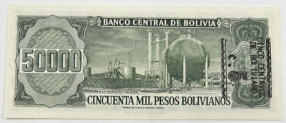 Old Vintage Bolivia 5000 Pesos Banknote | Collectable Grade