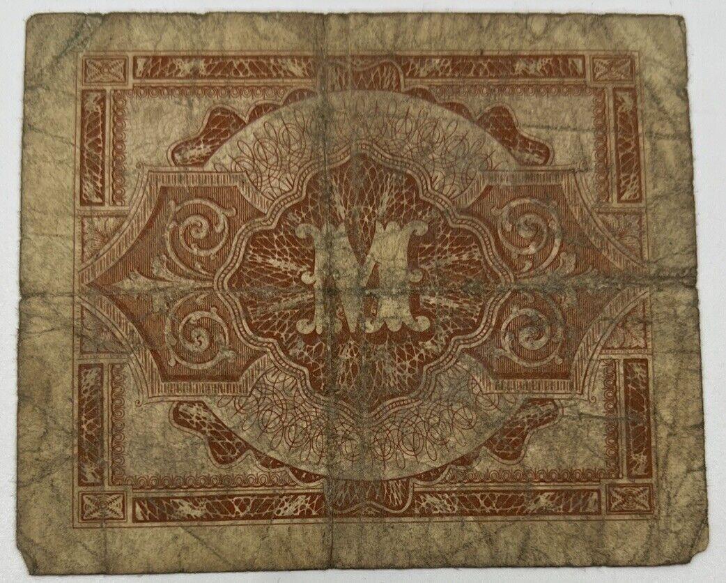 Old Vintage Germany 1/2 Half Mark Banknote | Collectable Grade