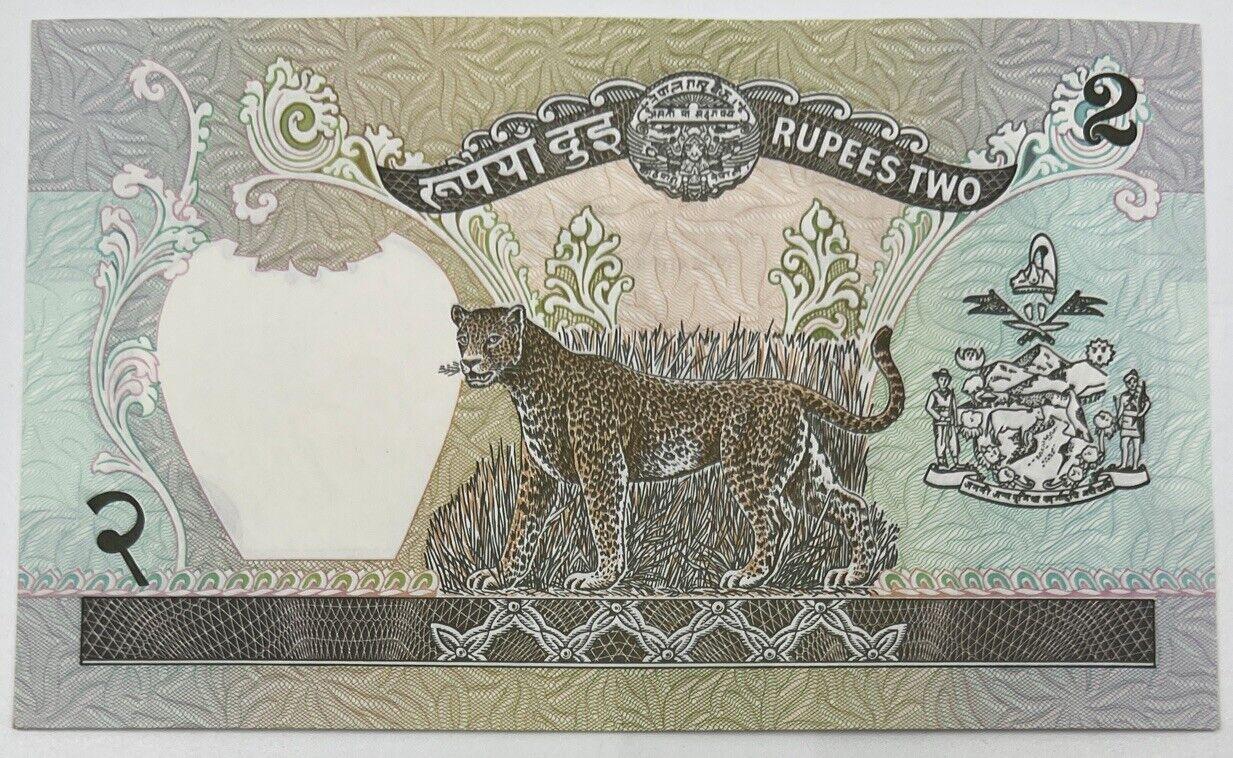 Old Vintage Nepal 2 Rupees Banknote | Collectable Grade