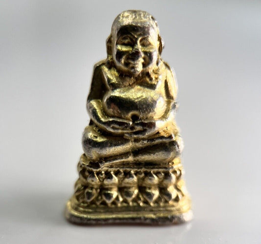 Thailand Old Vintage Thai Buddha Charm Statue | Height 2.3cm