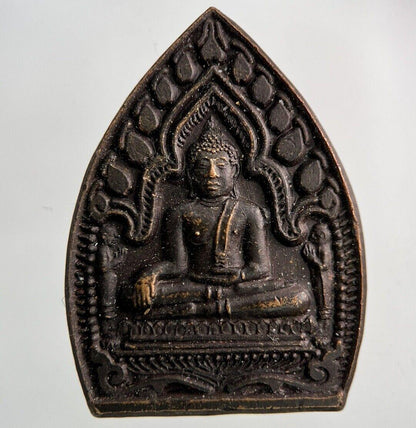 Thailand Old Vintage Thai Buddha Charm Token Coin | Height 3.1cm