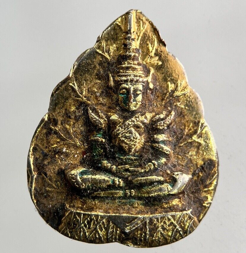Thailand Old Vintage Thai Buddha Token Charm Coin | Height 2.2cm
