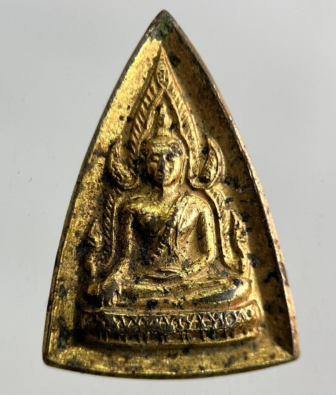 Thailand Old Vintage Thai Buddha Token Charm Coin | Height 1.8cm
