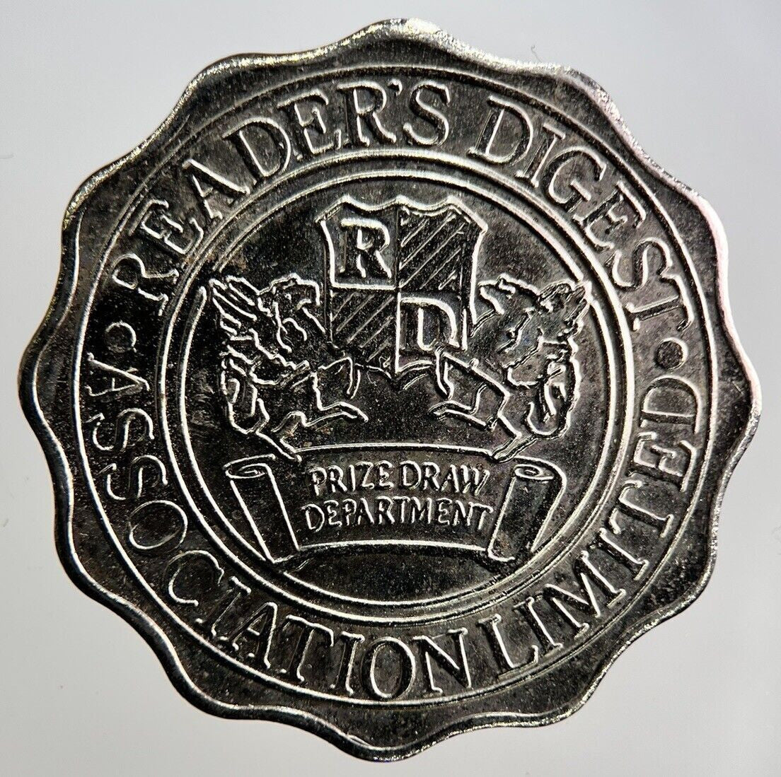 Readers Digest Association Limited Prize Draw Token | Collectable Grade | a3029