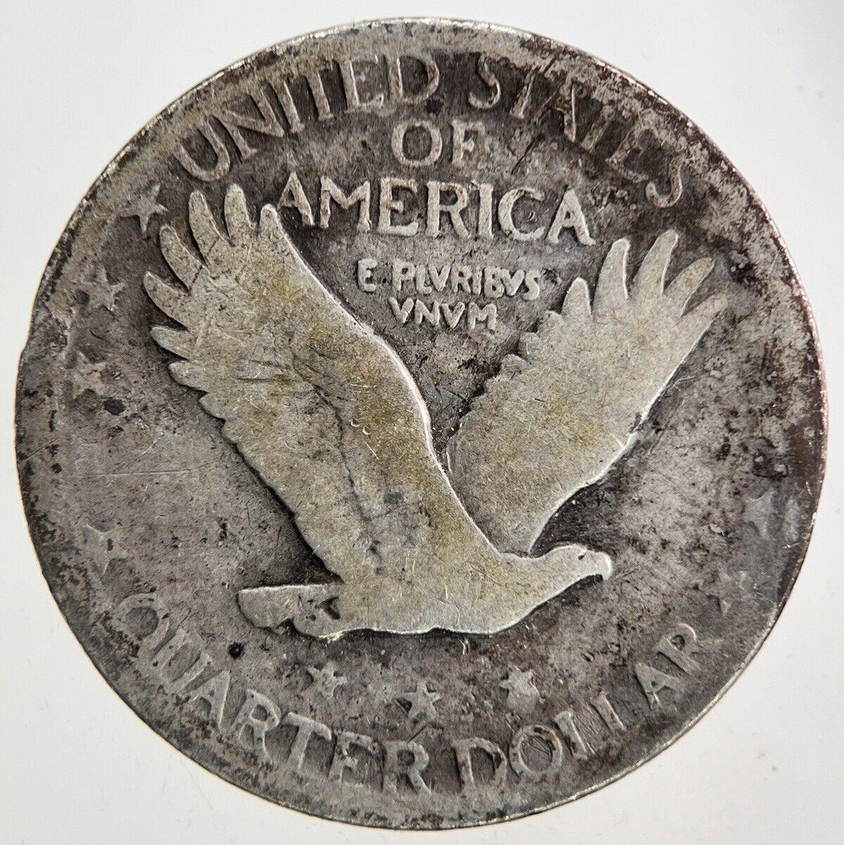 S US USA Quarter Dollar Standing Liberty Silver Coin | Collectable Grade