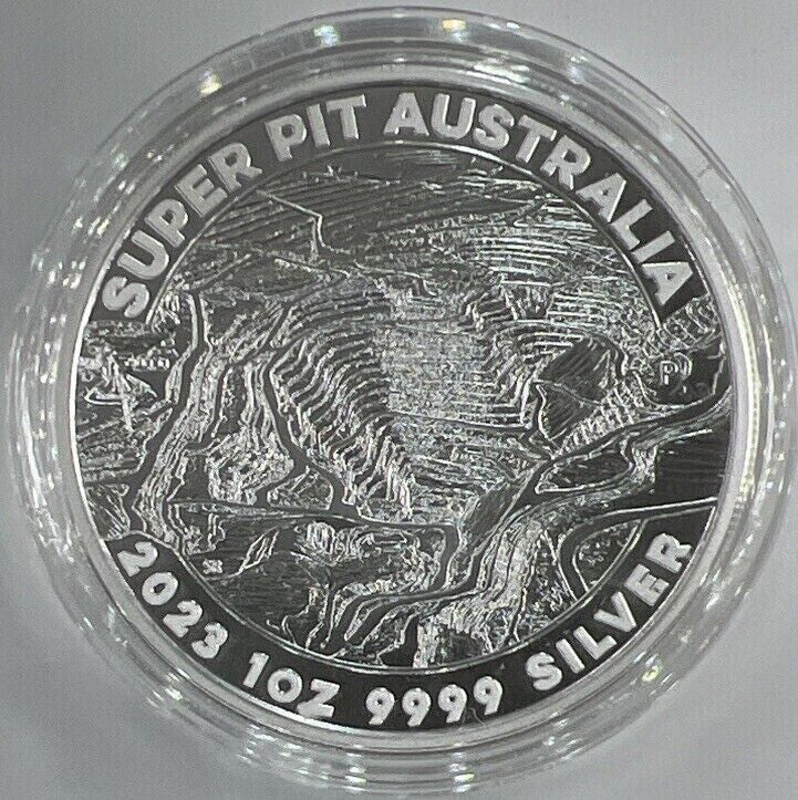 Super Pit Australia Digger | 1oz Silver Coin | Comes in Capsule | a2081