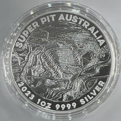 Super Pit Australia Digger | 1oz Silver Coin | Comes in Capsule | a2081