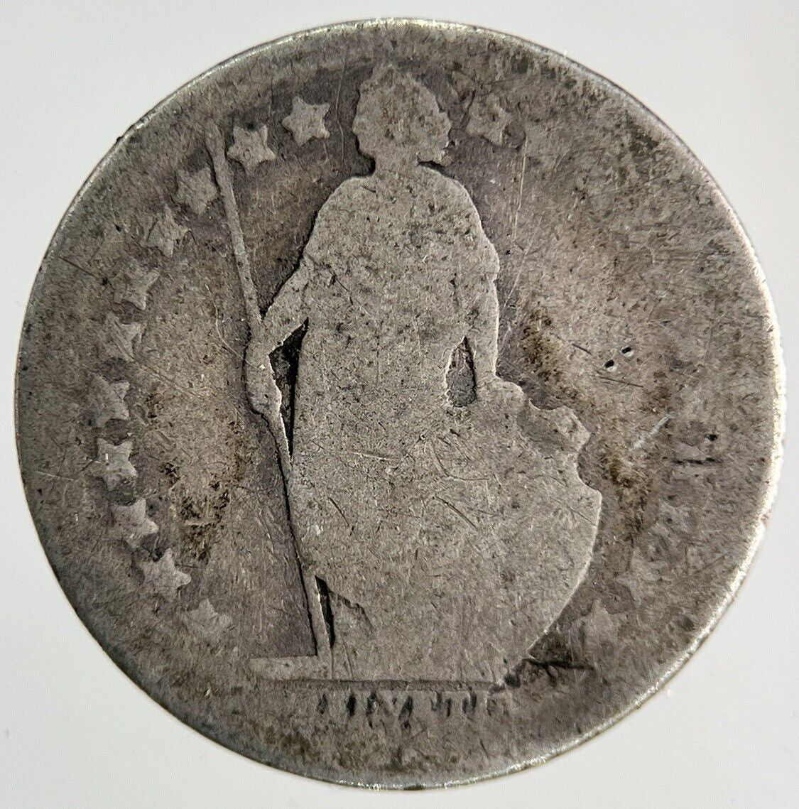 Switzerland Swiss 1/2 Half Franc Silver Coin | Fair Grade