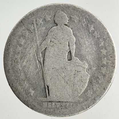 Switzerland Swiss 1/2 Half Franc Silver Coin | Worn Grade