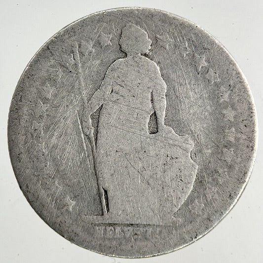 Switzerland Swiss 1/2 Half Franc Silver Coin | Worn Grade
