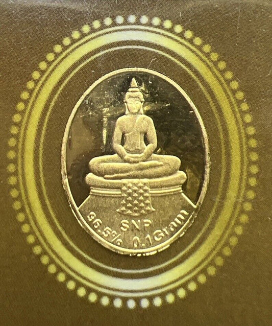 Thailand Thai 0.1g Gram Gold Bar 96.5% With Original Store Bag