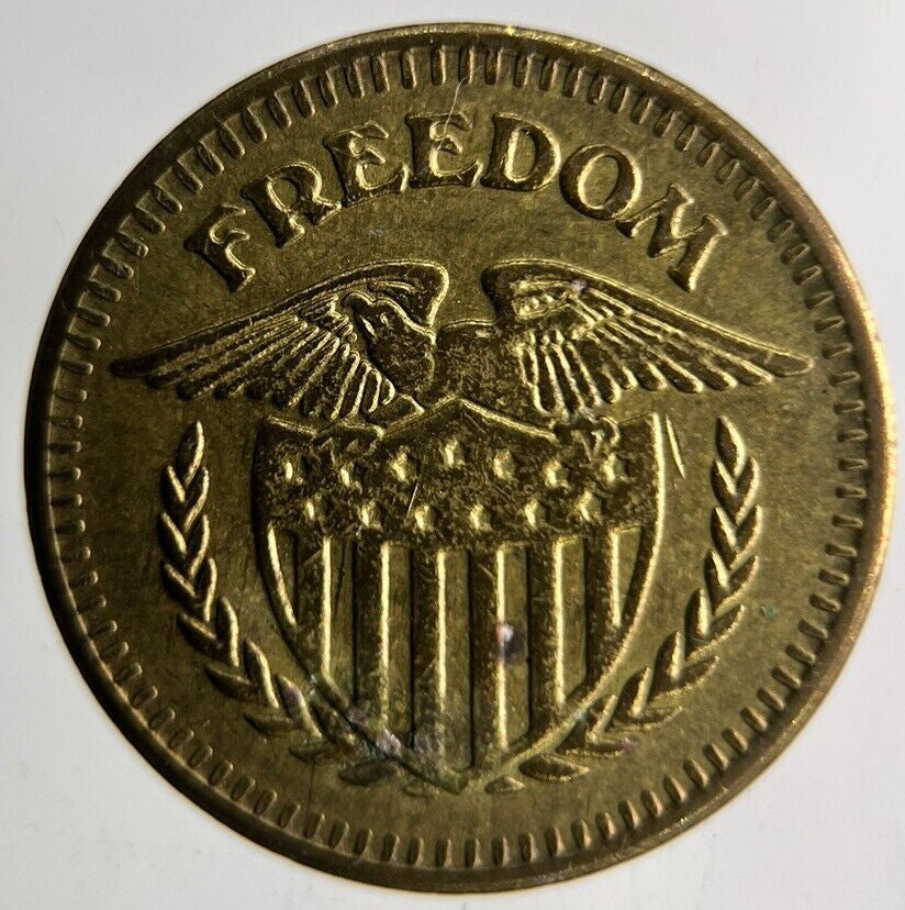 US USA Freedom No Cash Value Token Coin | Fine Collectable Grade