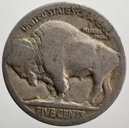 US USA Buffalo Indian Head Nickel 5 Cents Coin | Fair Grade | a7185